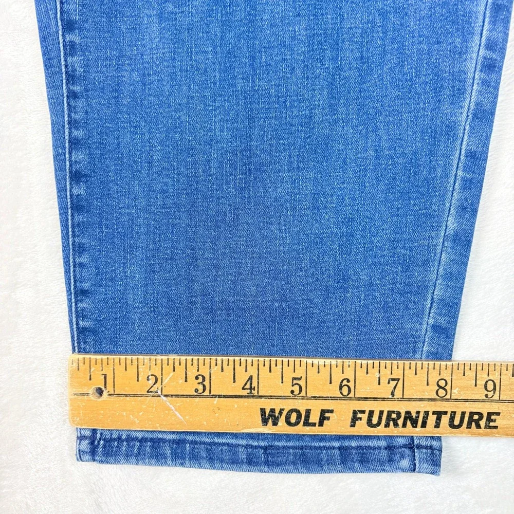 J.Jill Jeans Women Sz 22 Authentic Fit Slim Ankle Medium Wash Stretch Denim Blue